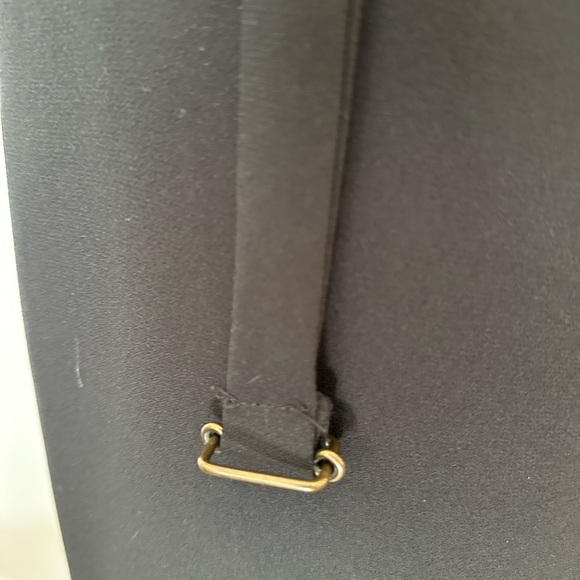 Black one  piece halter, belted, vintage jumpsuit SZ L - Picture 7 of 7